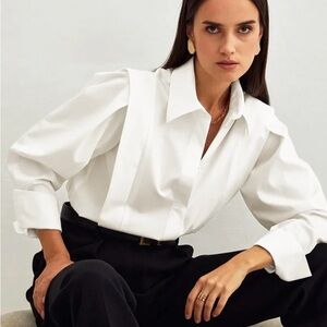 Elegant White Women's Top